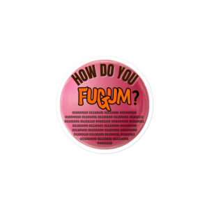 FUGUM Binary Message Stickers