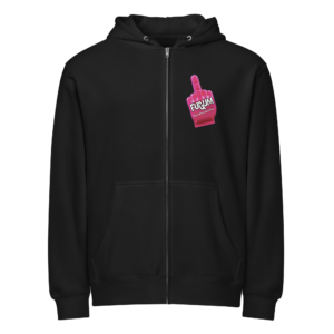 FUGUM Finger Front Premium full zip hoodie