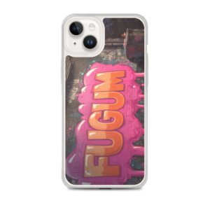 FUGUM Graffiti Orange MagSafe® clear case for iPhone®
