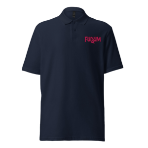 FUGUM Pink Logo Polo Shirt
