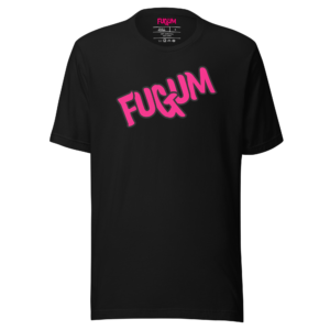 FUGUM Pink Logo T-Shirt