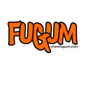 FUGUM Orange Logo Stickers